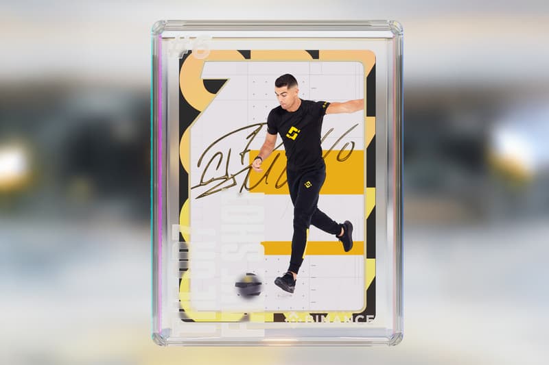 binance cristiano ronaldo nft digital collectibles foreverskills forever worldwide masterclass football competition online super rare holder 