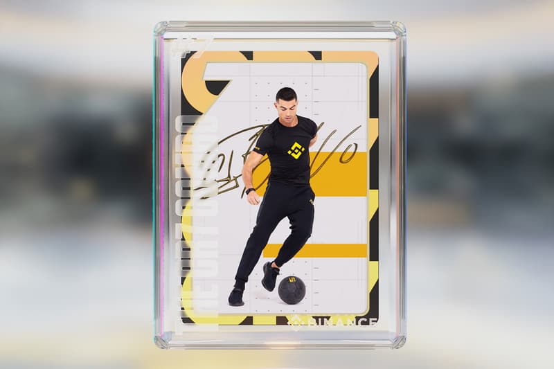 binance cristiano ronaldo nft digital collectibles foreverskills forever worldwide masterclass football competition online super rare holder 