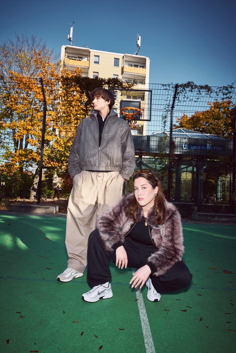 deichmann nike reax initiator y2k sneakers campaign it's on us beige Giuliano Poplawski Emily Gretel collection berlin 