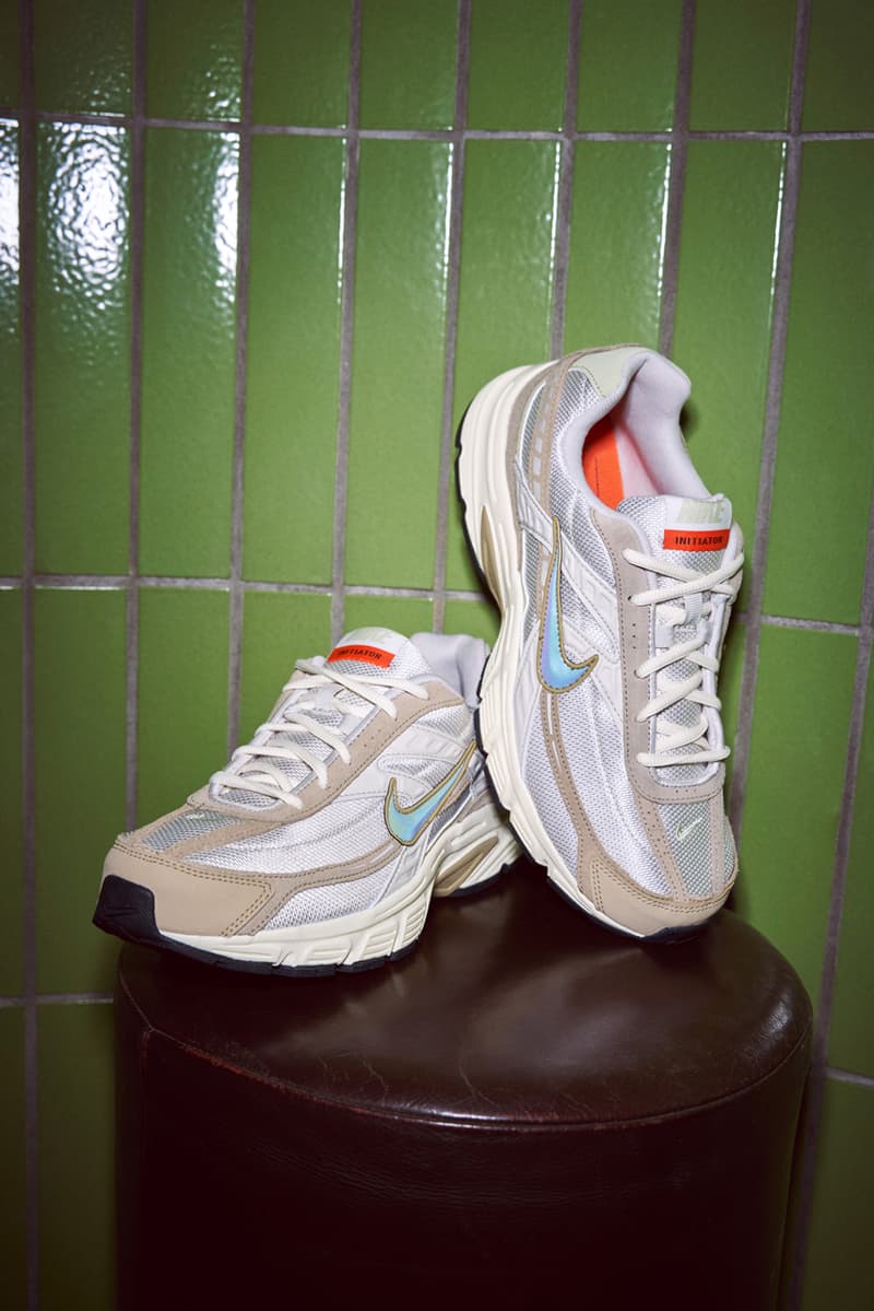 deichmann nike reax initiator y2k sneakers campaign it's on us beige Giuliano Poplawski Emily Gretel collection berlin 