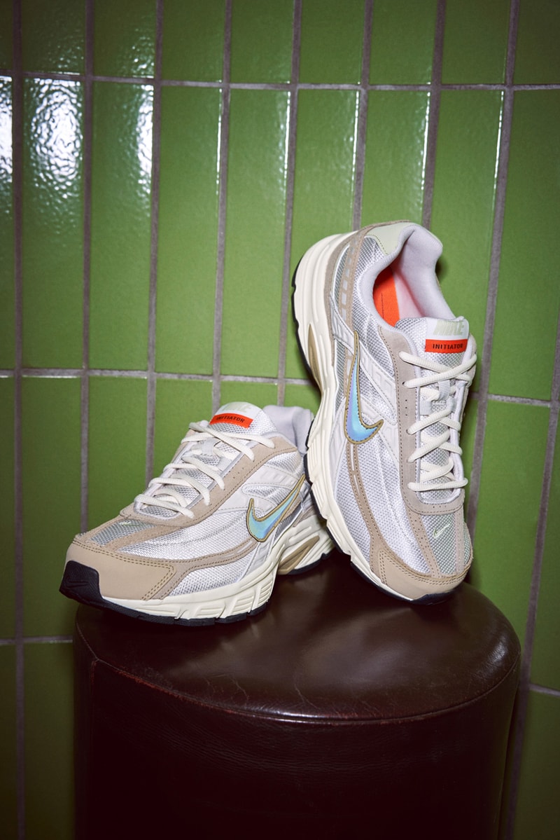 deichmann nike reax initiator y2k sneakers campaign it's on us beige Giuliano Poplawski Emily Gretel collection berlin 