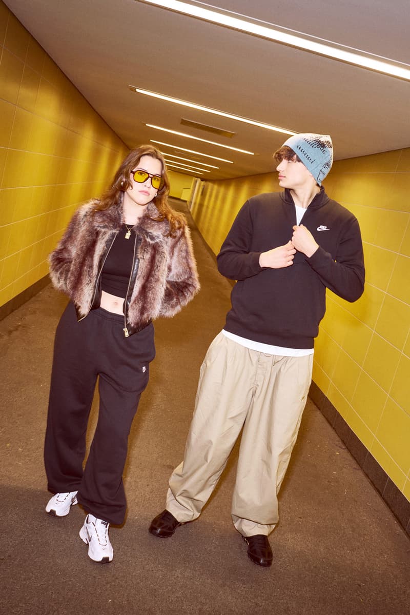 deichmann nike reax initiator y2k sneakers campaign it's on us beige Giuliano Poplawski Emily Gretel collection berlin 