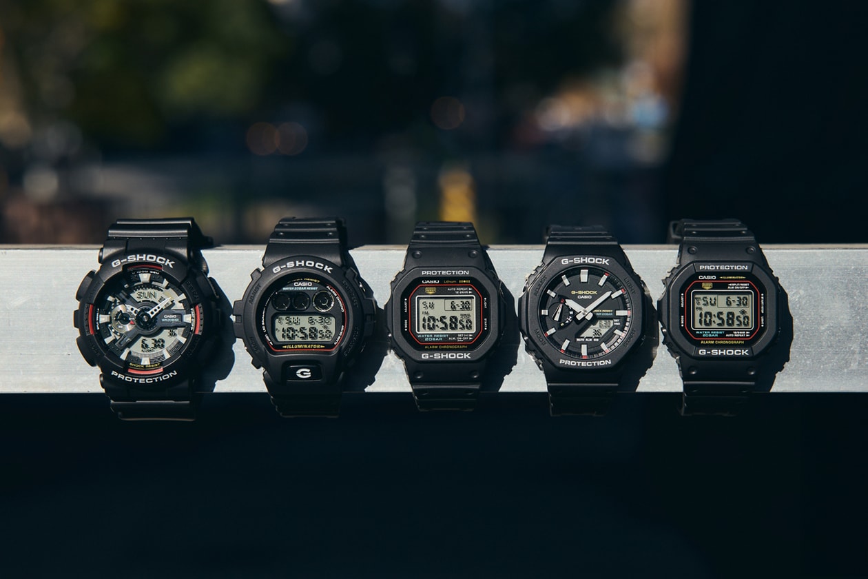 G-SHOCK Iconic Styles DW-5600RL-1 DW-6900RL-1 GA-110RL-1A GA-2100RL-1A