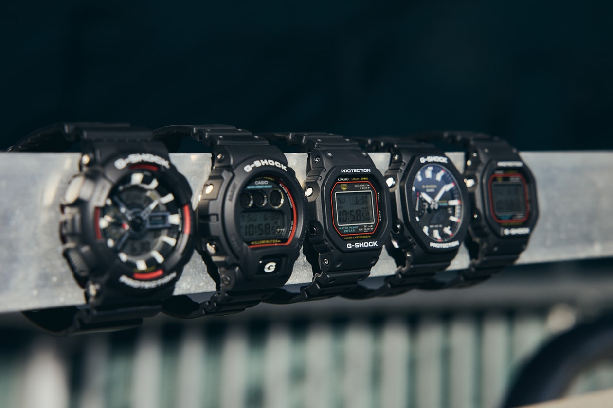 G-SHOCK Iconic Styles DW-5600RL-1 DW-6900RL-1 GA-110RL-1A GA-2100RL-1A