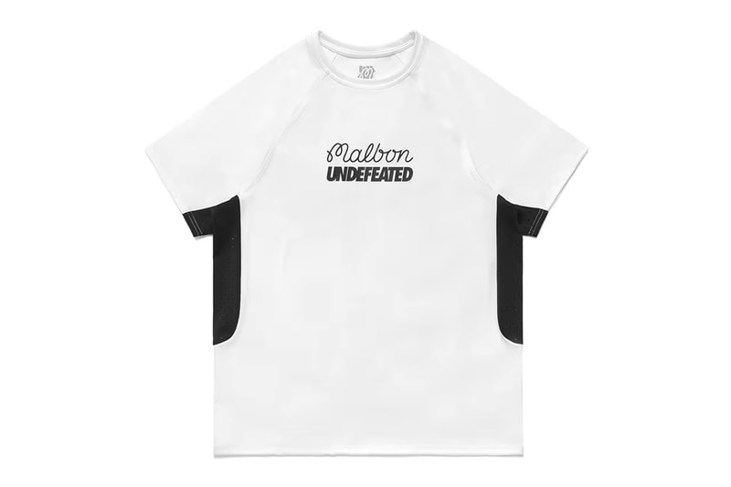 malbon undefeated golf collaboration collection price information release date camo pattern black white logo buckets tally marks polo jacket windbreaker hat bag towel mock neck t shirt vest pants