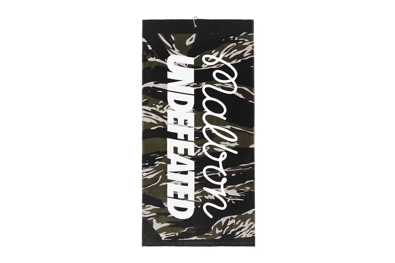 malbon undefeated golf collaboration collection price information release date camo pattern black white logo buckets tally marks polo jacket windbreaker hat bag towel mock neck t shirt vest pants