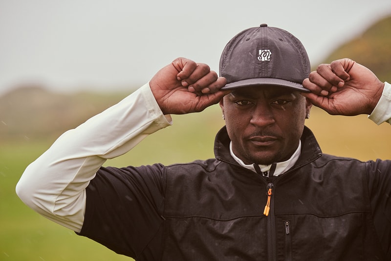 malbon undefeated golf collaboration collection price information release date camo pattern black white logo buckets tally marks polo jacket windbreaker hat bag towel mock neck t shirt vest pants