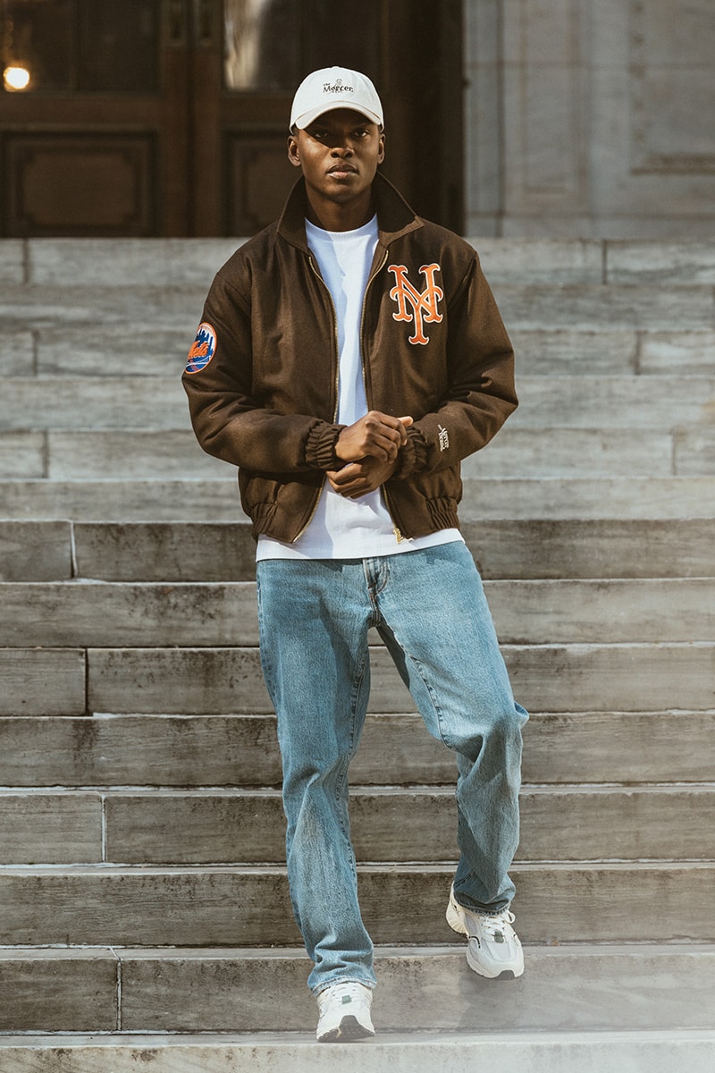 Mercer Amsterdam x MLB '47 Capsule Collaboration collection Loro Piana New York Yankees Chicago White Sox Oakland A’s Los Angeles Dodgers New York Mets Info
