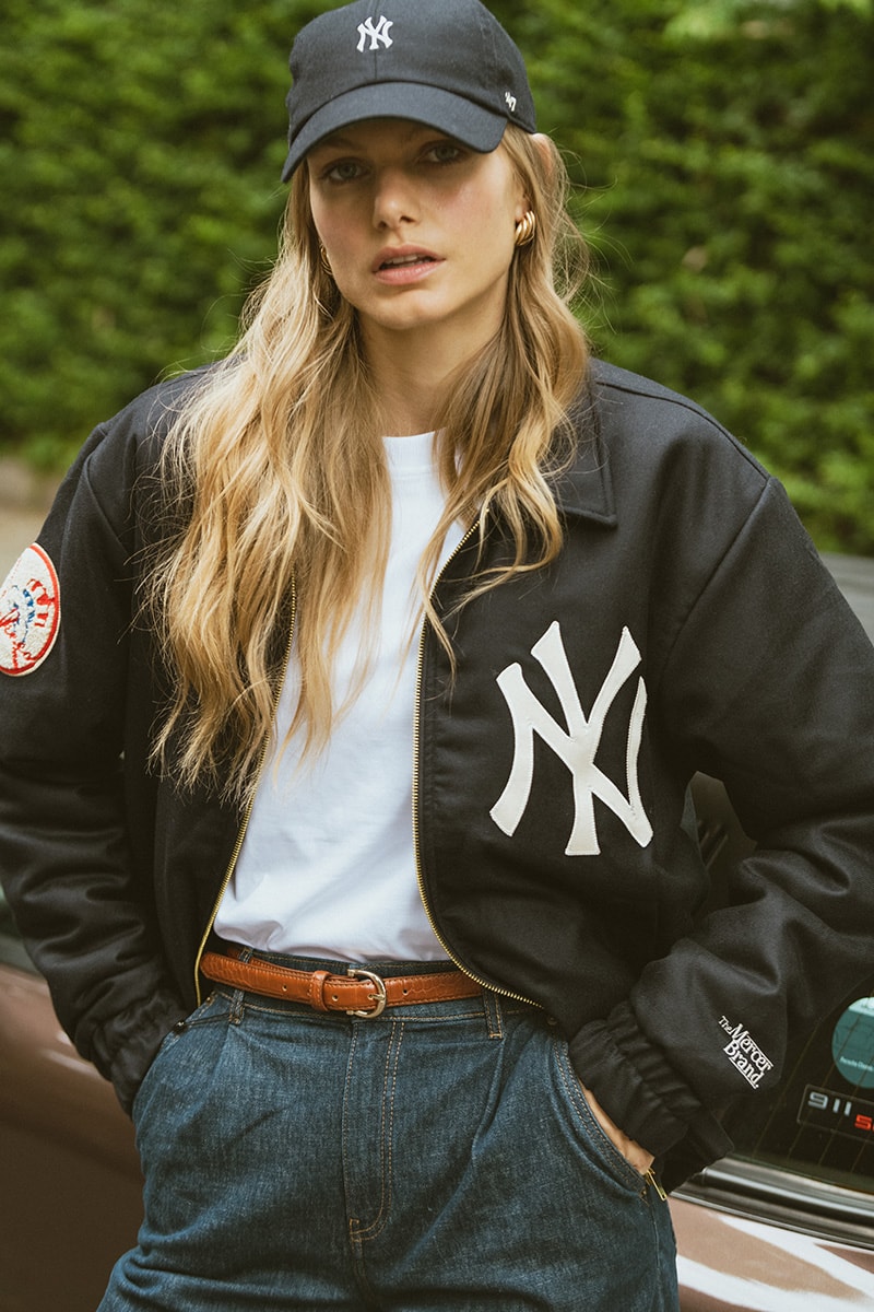 Mercer Amsterdam x MLB '47 Capsule Collaboration collection Loro Piana New York Yankees Chicago White Sox Oakland A’s Los Angeles Dodgers New York Mets Info