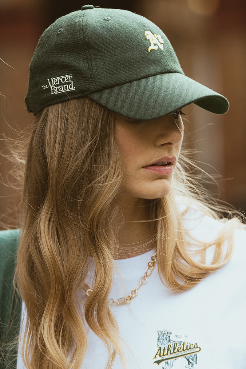 Mercer Amsterdam x MLB '47 Capsule Collaboration collection Loro Piana New York Yankees Chicago White Sox Oakland A’s Los Angeles Dodgers New York Mets Info