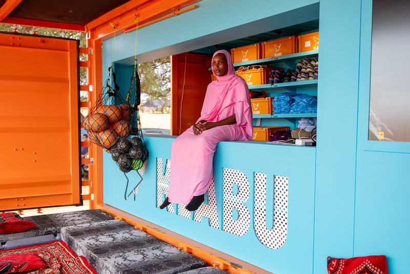 MVRDV KLABU Sports Club Shipping Container for Refugee Camps