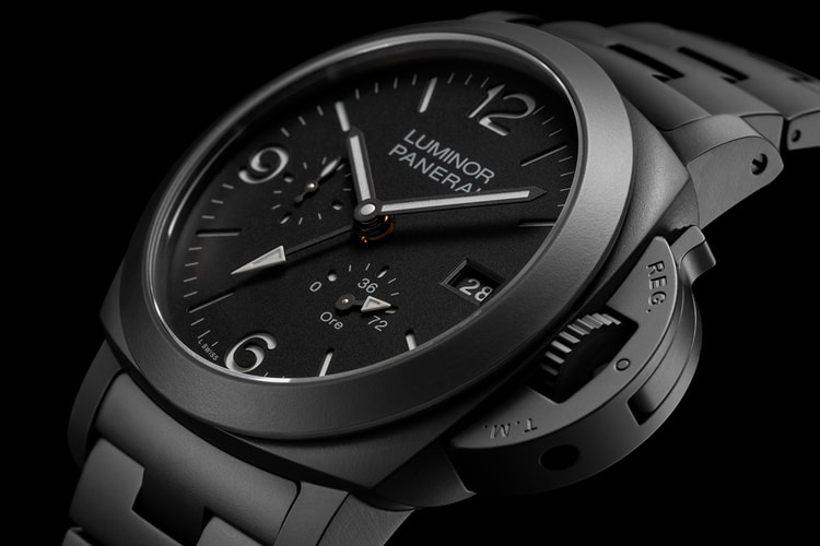 Panerai’s Newest Luminor GMT Power Reserve Timepiece is Clad in Ceramic
