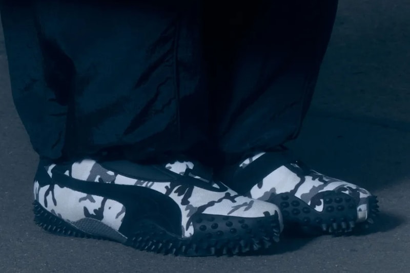 The PUMA Mostro Goes Camouflage in New Colorway  release info sneaker asap rocky rihanna spike strap release info camo colorway
