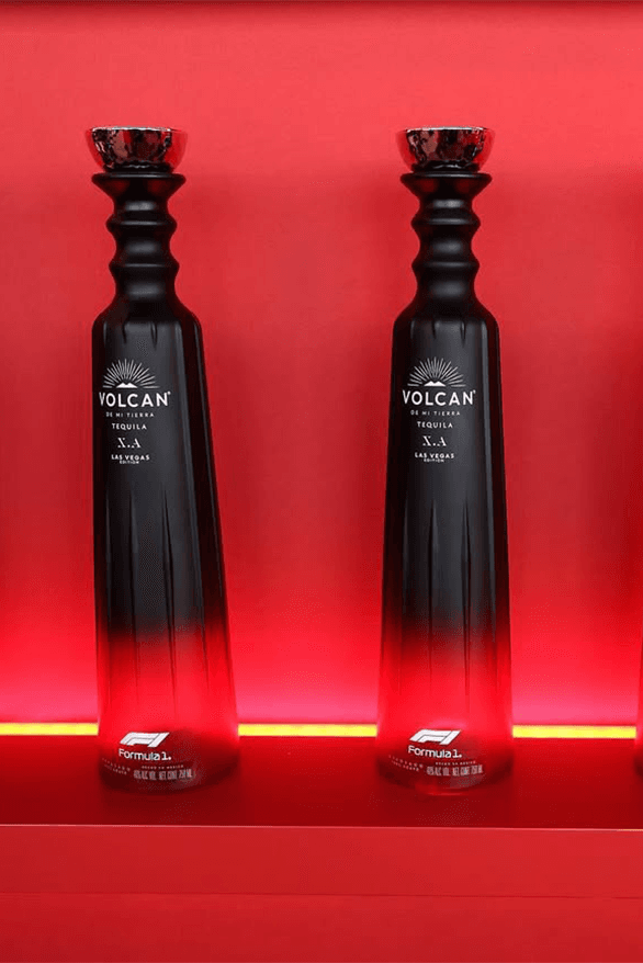 Volcan de mi Tierra Tequila Las Vegas Grand Prix formula 1 drink alcohol racing