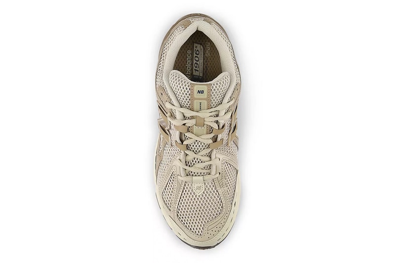 Official Look at the New Balance 1906R "Timberwolf" release info Timberwolf with Mindful Grey and Moonbeam lifestyle unisex shoe M1906RZB