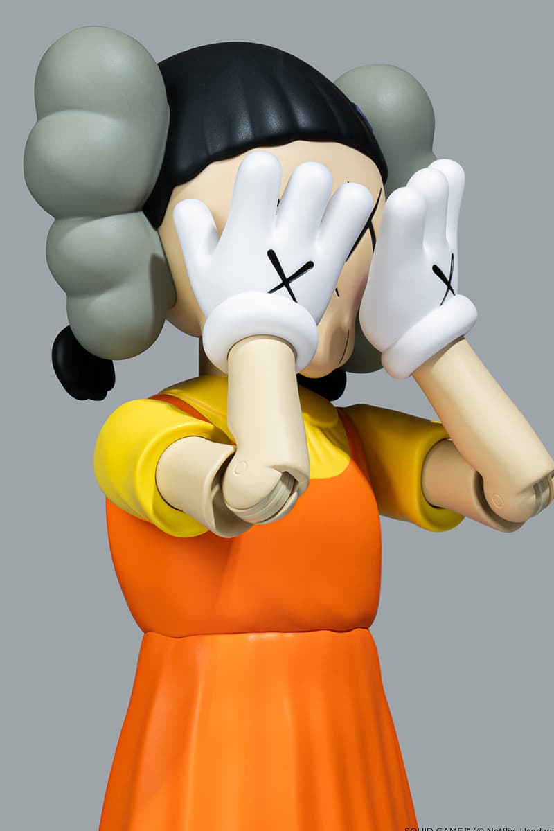 KAWS Reinterprets "Young-Hee" Character To Celebrate 'Squid Game' Season 2 Premier kaws companion