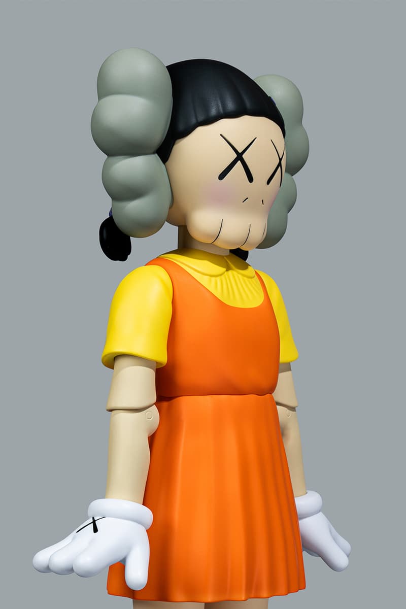 KAWS Reinterprets "Young-Hee" Character To Celebrate 'Squid Game' Season 2 Premier kaws companion