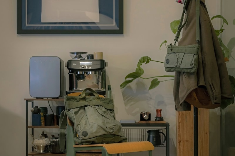 POTR Drops UNION TOKYO Helmet Bag Collaboration two piece capsule accessories military aesthetic