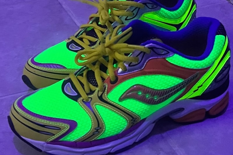 Westside Gunn Teases Glow-In-The-Dark Saucony Collaboration rapper ProGrid Omni 9 and the ProGrid Triumph 4 