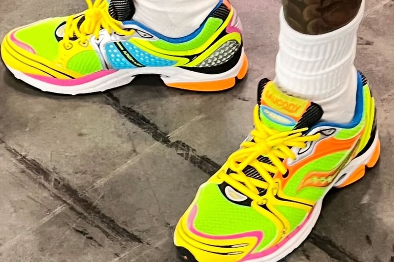 Westside Gunn Teases Glow-In-The-Dark Saucony Collaboration rapper ProGrid Omni 9 and the ProGrid Triumph 4 