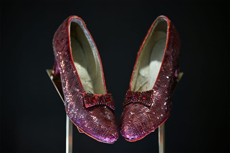 Ruby Slippers Worn by Judy Garland in 'The Wizard of Oz' Auctions for $28 Million USD