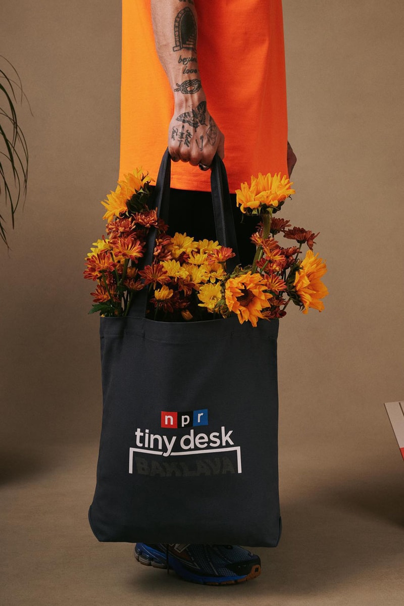 Action Bronson Partners with NPR Music To Cement The Legacy of his 'Tiny Desk' Performance collab capsule release info music baklava Human Growth Hormone Dr. Bachlava colorway price record