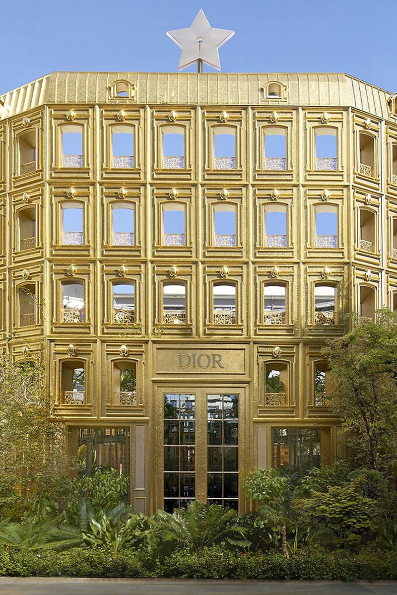 Dior Opens Gold House Bangkok Thailand Store