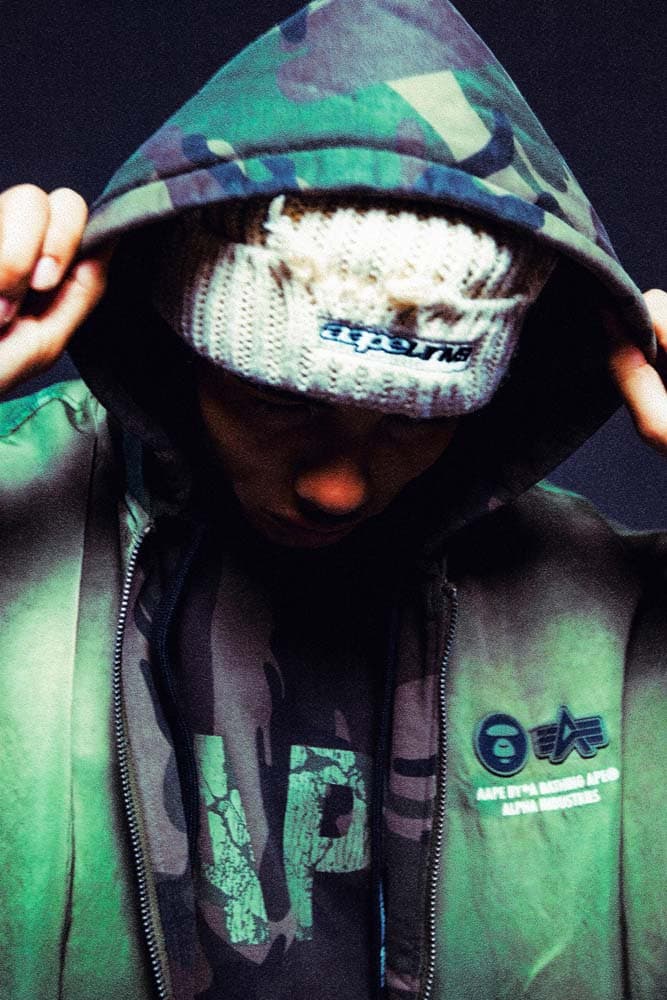 AAPE and Alpha Industries Collaboration Collection