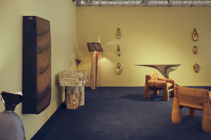 Sam Klemick Wooden Bell Chair Objective Gallery Design Miami Exhibition