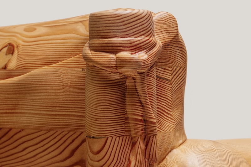 Sam Klemick Wooden Bell Chair Objective Gallery Design Miami Exhibition