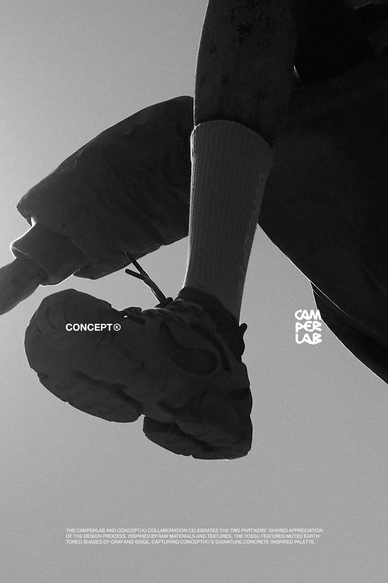 CONCEPT(K) CAMPERLAB Stone Grey Tossu Sneaker Release Information