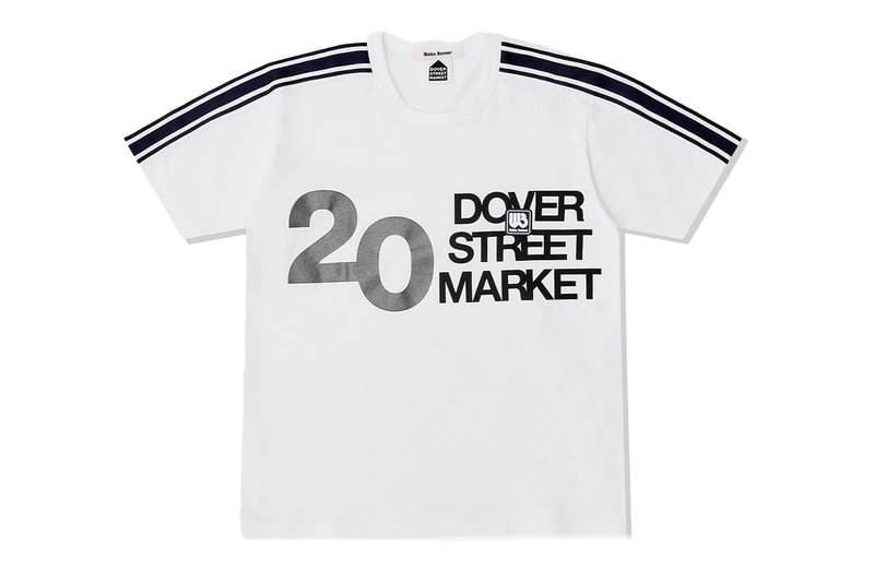 Dover Street Market Celebrates 20 Years With Customized T-Shirts and Totes asap nast bao bape bottega veneta brain dead cactus plant flea market clot chrome hearts craig green cav empt cecilie bahnsen denim tears karl jjjjound jordan fka twigs erl our legacy palace nike kim jones kiko kostadinov sacai simone rocha verdy wales bonner stone island stussy
