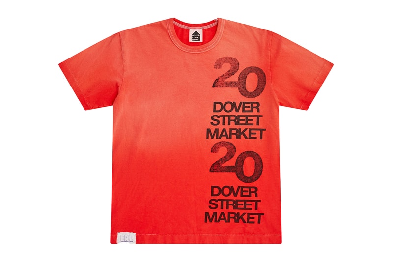 Dover Street Market Celebrates 20 Years With Customized T-Shirts and Totes asap nast bao bape bottega veneta brain dead cactus plant flea market clot chrome hearts craig green cav empt cecilie bahnsen denim tears karl jjjjound jordan fka twigs erl our legacy palace nike kim jones kiko kostadinov sacai simone rocha verdy wales bonner stone island stussy