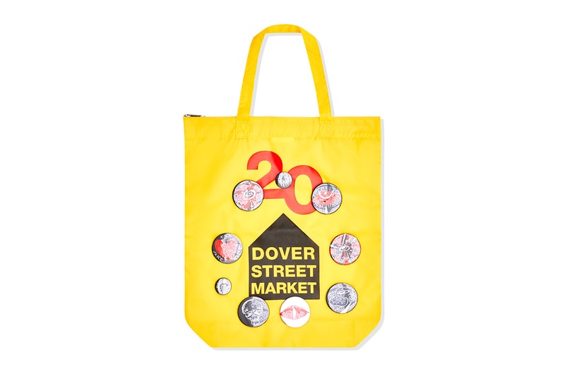 Dover Street Market Celebrates 20 Years With Customized T-Shirts and Totes asap nast bao bape bottega veneta brain dead cactus plant flea market clot chrome hearts craig green cav empt cecilie bahnsen denim tears karl jjjjound jordan fka twigs erl our legacy palace nike kim jones kiko kostadinov sacai simone rocha verdy wales bonner stone island stussy