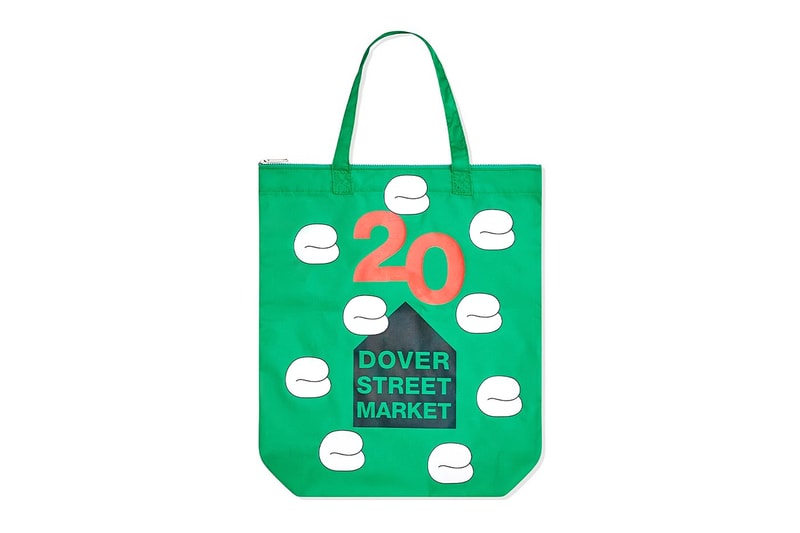 Dover Street Market Celebrates 20 Years With Customized T-Shirts and Totes asap nast bao bape bottega veneta brain dead cactus plant flea market clot chrome hearts craig green cav empt cecilie bahnsen denim tears karl jjjjound jordan fka twigs erl our legacy palace nike kim jones kiko kostadinov sacai simone rocha verdy wales bonner stone island stussy