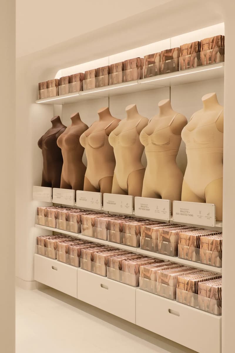 Kim Kardashian Opens First SKIMS Flagship Store in New York City NYC shapewear 647 fifth avenue 52nd street versace brand two decades next door cartier fith avenue mansion jens grede 