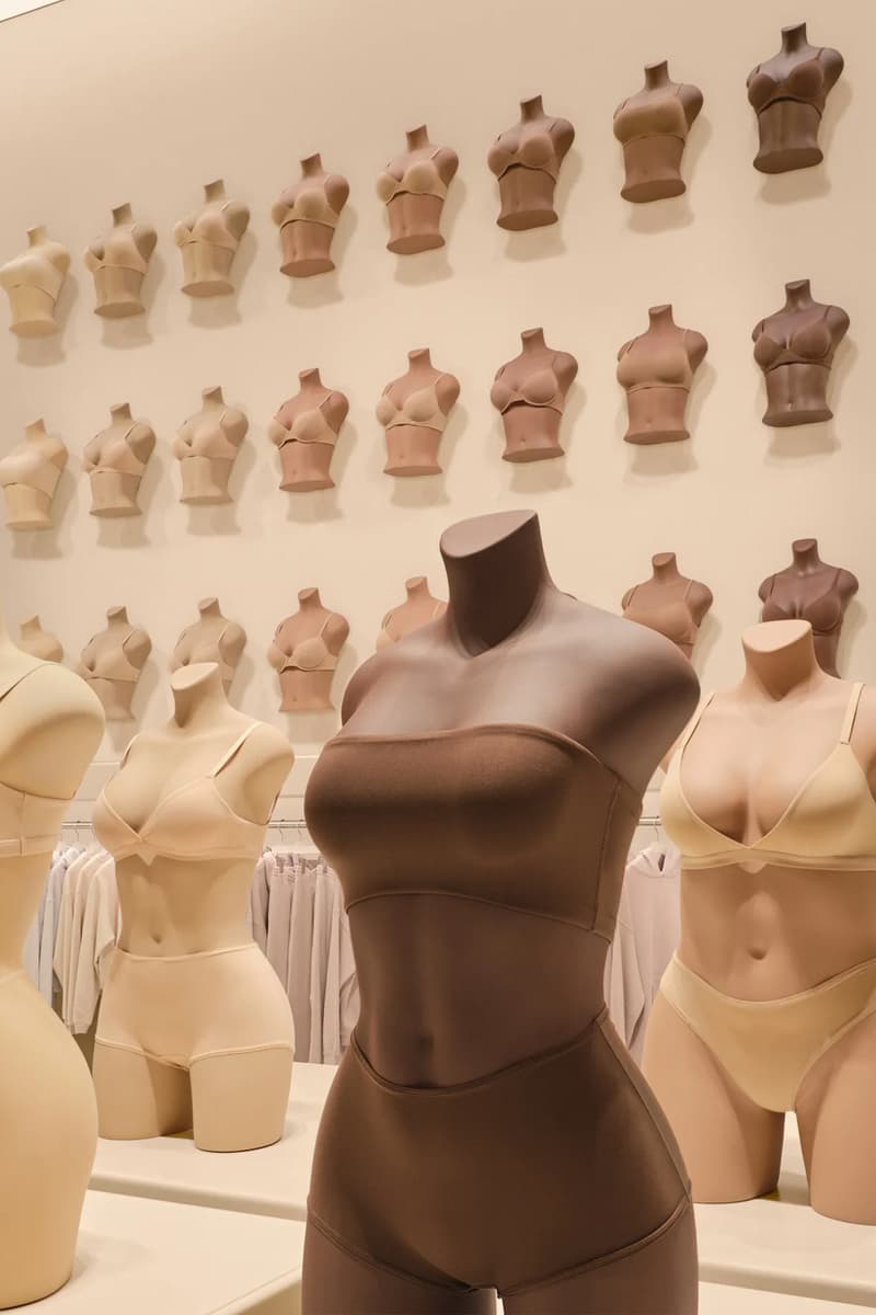 Kim Kardashian Opens First SKIMS Flagship Store in New York City NYC shapewear 647 fifth avenue 52nd street versace brand two decades next door cartier fith avenue mansion jens grede 