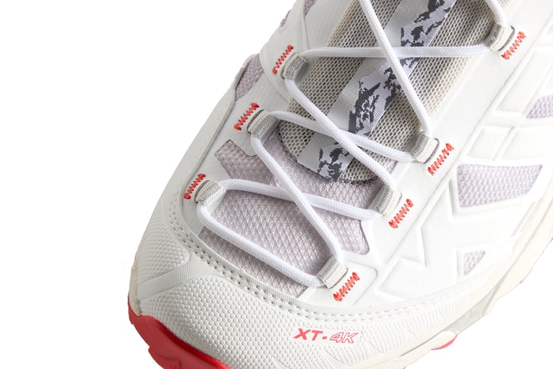 Kith Teams up With Salomon for a Holiday-Inspired XT-4K collaboration release info skeleton red white grey kithmas