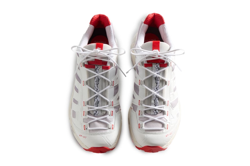 Kith Teams up With Salomon for a Holiday-Inspired XT-4K collaboration release info skeleton red white grey kithmas
