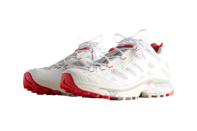 Kith Teams up With Salomon for a Holiday-Inspired XT-4K collaboration release info skeleton red white grey kithmas