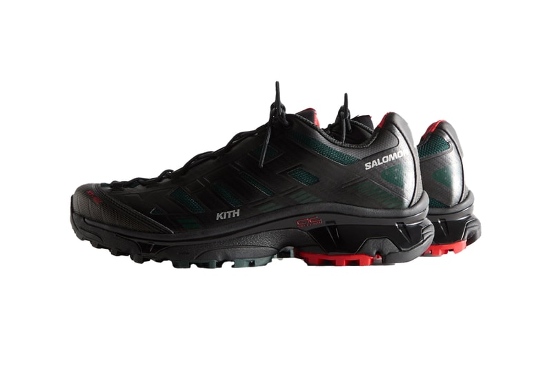 Kith Teams up With Salomon for a Holiday-Inspired XT-4K collaboration release info skeleton red white grey kithmas