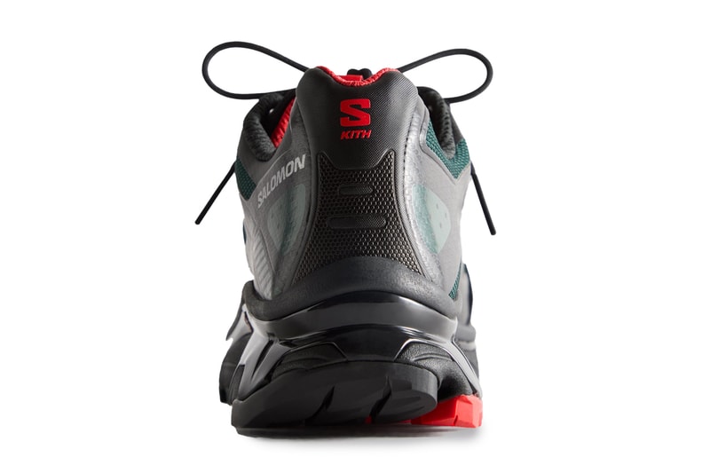 Kith Teams up With Salomon for a Holiday-Inspired XT-4K collaboration release info skeleton red white grey kithmas
