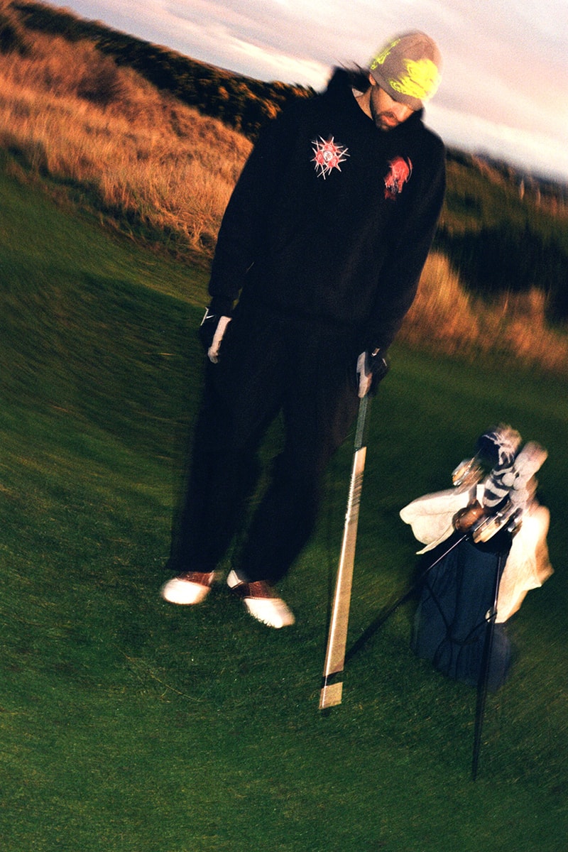 pluto of st andrews winter 2024 collection info lookbook golf vintage store scotland hoodie hat t shirt jacket graphic