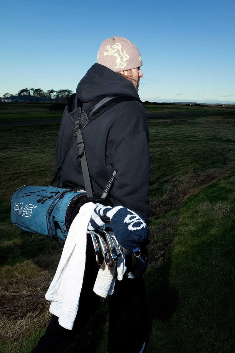 pluto of st andrews winter 2024 collection info lookbook golf vintage store scotland hoodie hat t shirt jacket graphic