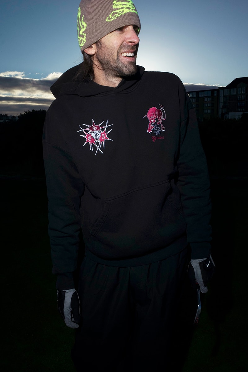 pluto of st andrews winter 2024 collection info lookbook golf vintage store scotland hoodie hat t shirt jacket graphic