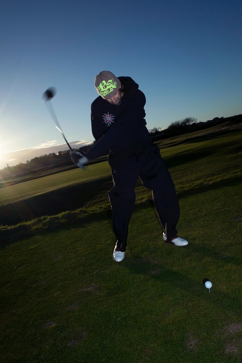 pluto of st andrews winter 2024 collection info lookbook golf vintage store scotland hoodie hat t shirt jacket graphic