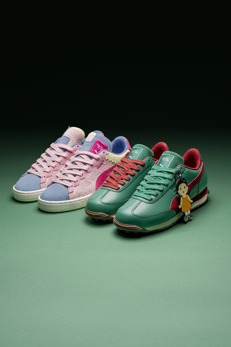 PUMA Squid Game Collection Easy Rider Suede Tracksuit Release Info