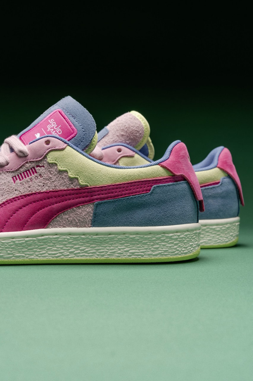 Thông tin phát hành bộ sưu tập PUMA Squid Game Easy Rider Suede Tracksuit