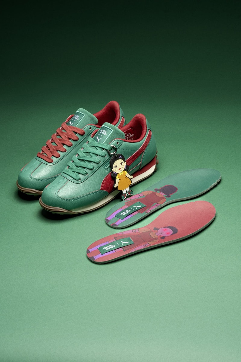PUMA Squid Game Collection Easy Rider Suede Tracksuit Release Info