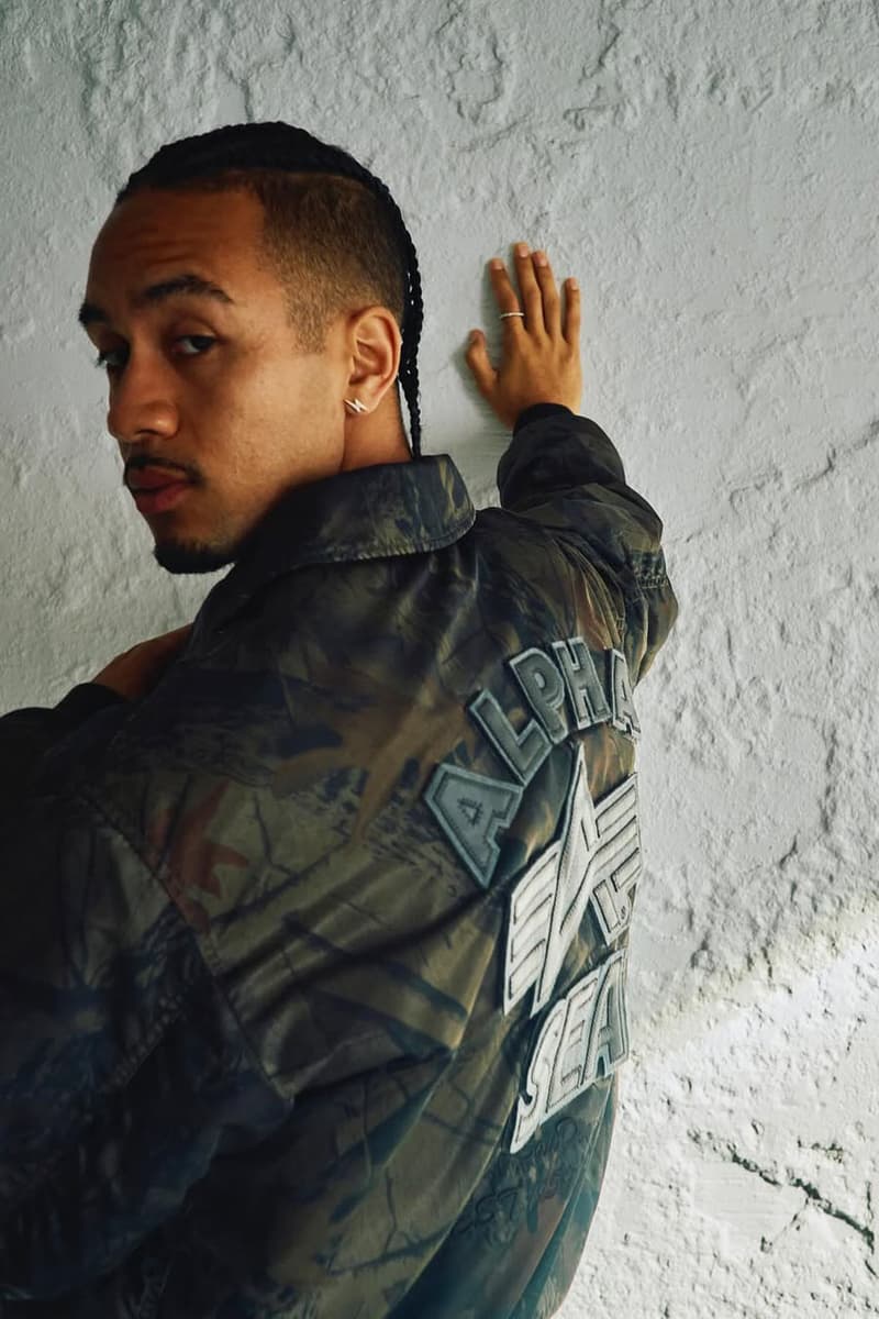 WIND AND SEA x Alpha Industries Reveal New Camo-Covered Capsule release info price pants jacket denim collaboration 